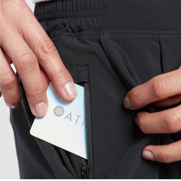 Athleta Brooklyn Wide Leg Crop Pants Black - Picture 6 of 13